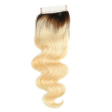 #1B613 Body Wave Closure Human Hair Blonde Closure