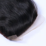 Body Wave Virgin Human Hair Natural Black Closure