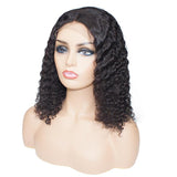 Bob Style Water Wave Lace Wig Naturlal Black #1B