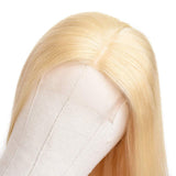 #613 Straight 4x4  Transparent Closure Lace Wig 180% Density