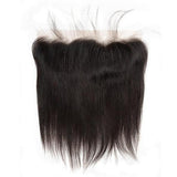 Bundle Deals With Frontal Straight Virgin Human Hair Natural Black